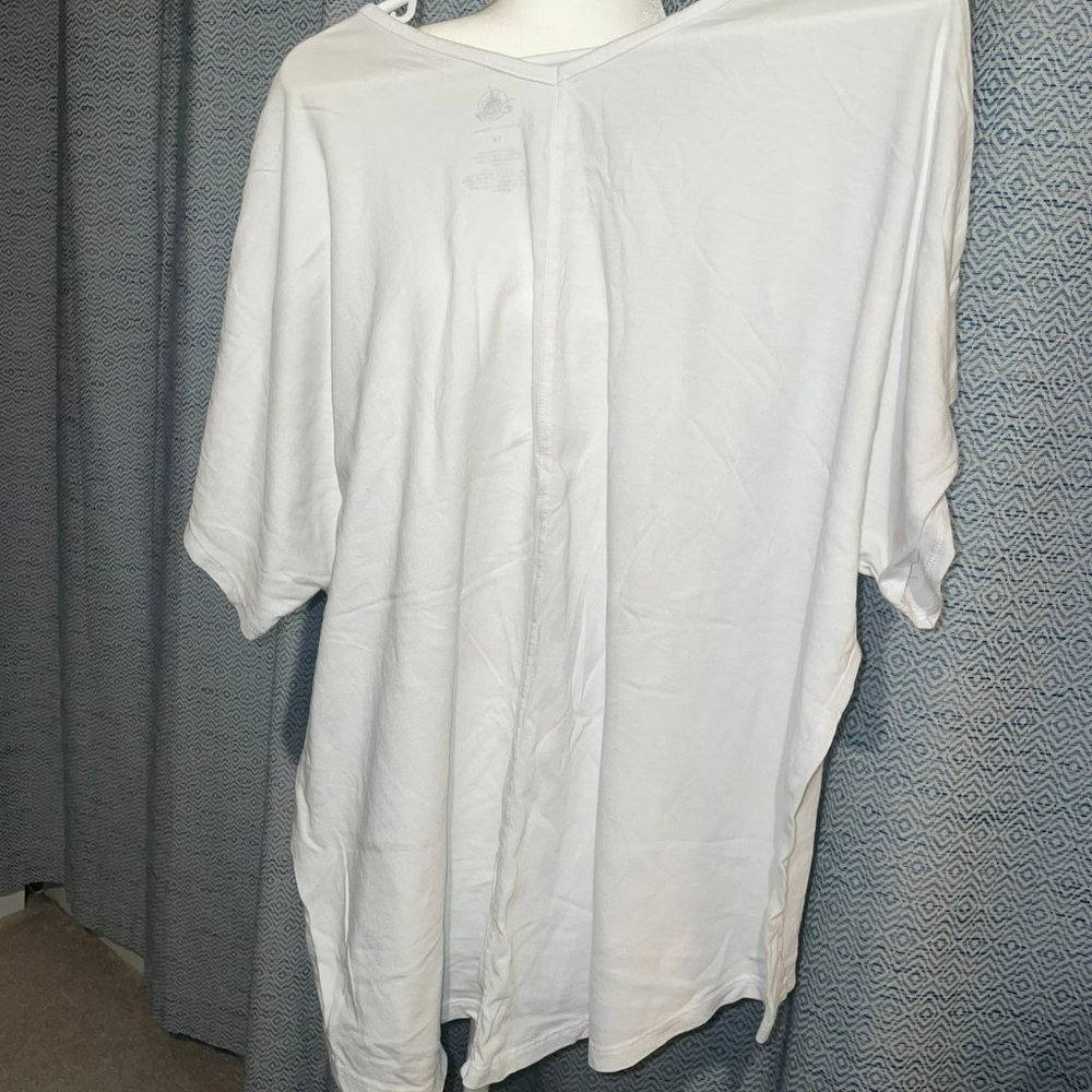 Disney Tee Plus Size/ White With Sequence And Shi… - image 2